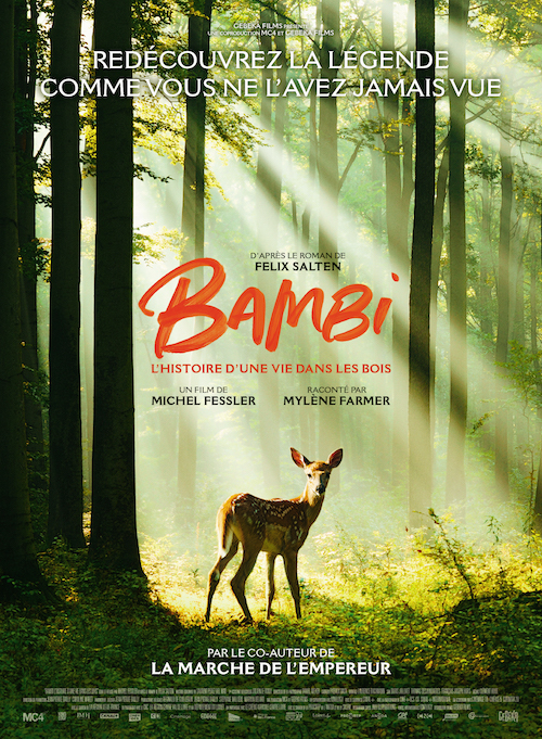 Bambi, l'histoire d'une vie dans les bois film affiche réalisé par Michel Fessler