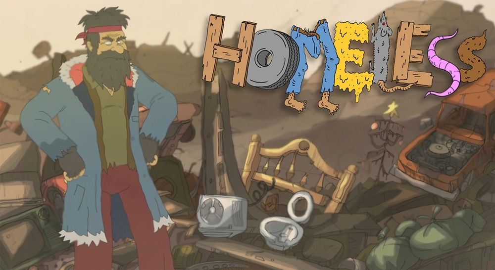 Homeless film animation image