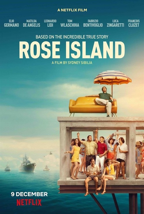 L’Incroyable Histoire de l'Île de la Rose film affiche réalisé par Sydney Sibilia