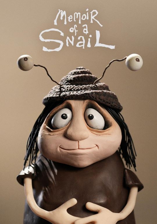 "Memoir of a Snail" film animation affiche provisoire réalisé par Adam Elliot